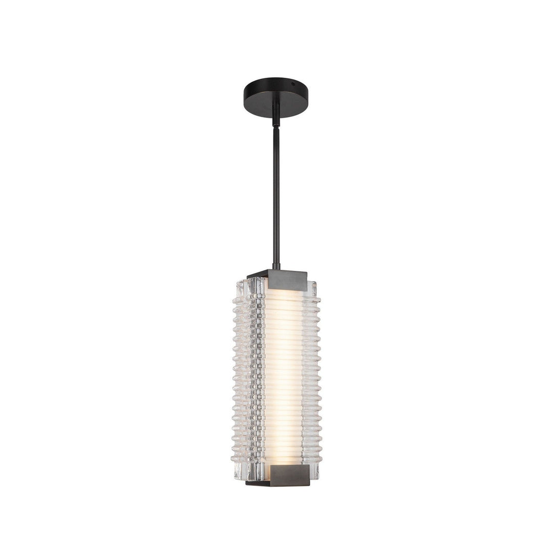 Alora Canada - PD374316UBCR-UNV - LED Pendant - Alai - Urban Bronze/Ribbed Glass