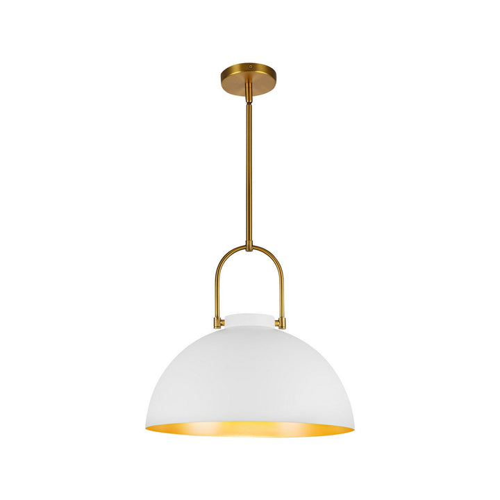 Alora Canada - PD504016WH - One Light Pendant - Harper - White