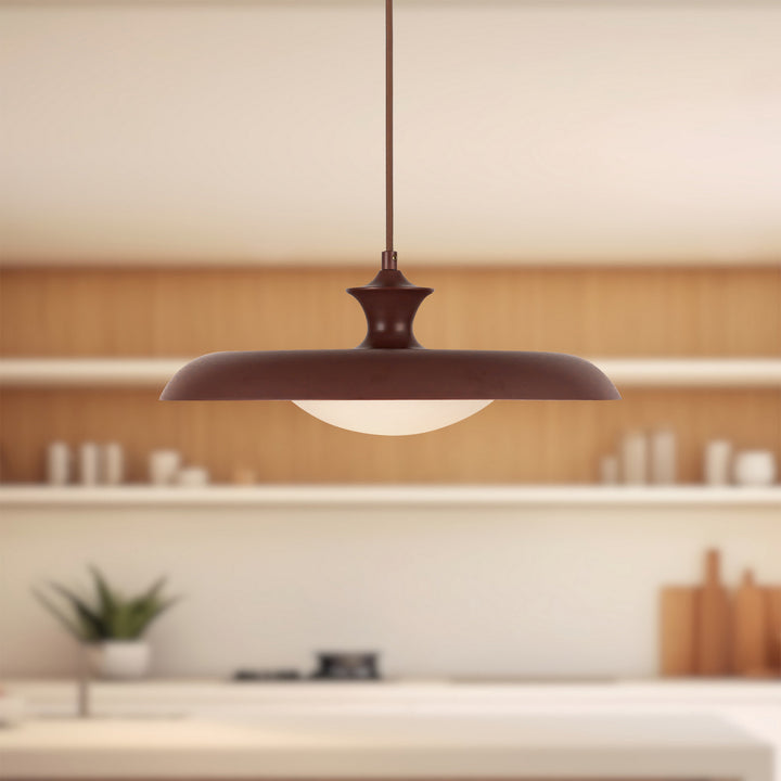 Alora Canada - PD557015BGD - One Light Pendant - Minori - Burgundy
