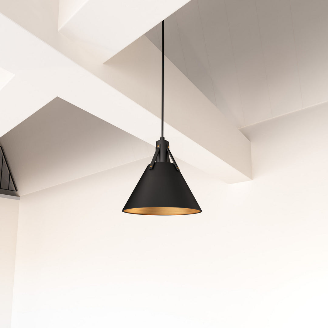 Alora Canada - PD584510MB - One Light Pendant - Archer - Matte Black