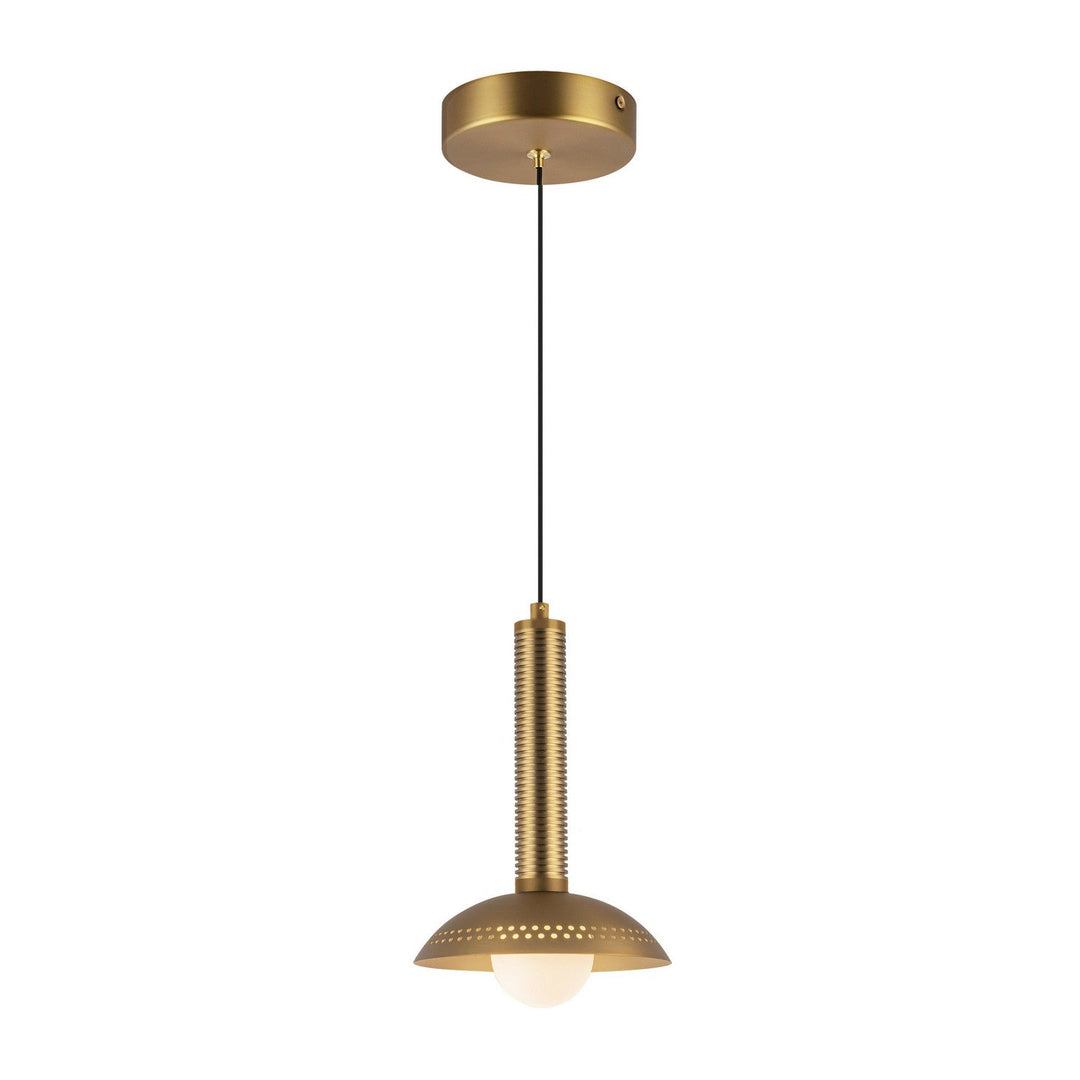 Alora Canada - PD616109BGOP-UNV - LED Pendant - Arden - Brushed Gold/Opal Glass