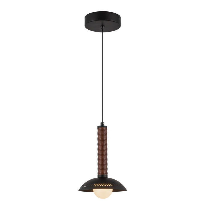 Alora Canada - PD616109MBOP-UNV - LED Pendant - Arden - Matte Black/Opal Glass