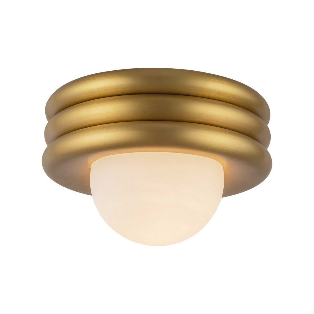 Alora Canada - SF426012BG - One Light Semi-Flush Mount - Harvey - Brushed Gold