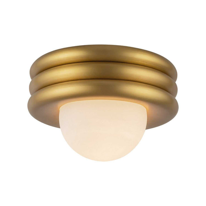 Alora Canada - SF426012BG - One Light Semi-Flush Mount - Harvey - Brushed Gold