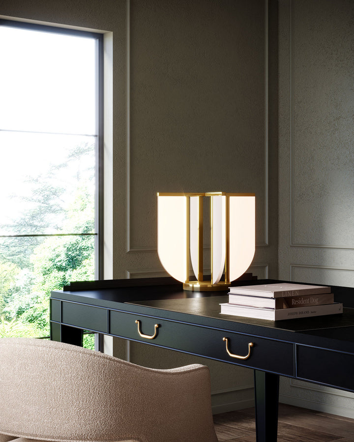 Alora Canada - TL336815VB - LED Table Lamp - Anders - Vintage Brass