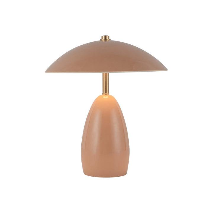 Poppy LED Table Lamp in Peach Alora Canada