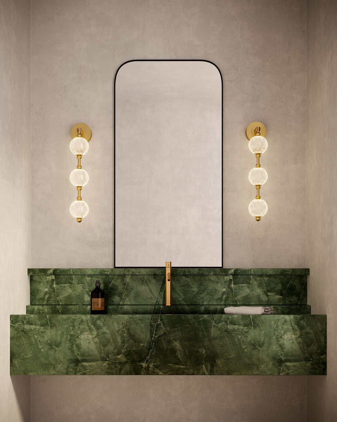 Alora Canada - WV321003NB-UNV-010 - LED Wall Vanity - Marni - Natural Brass