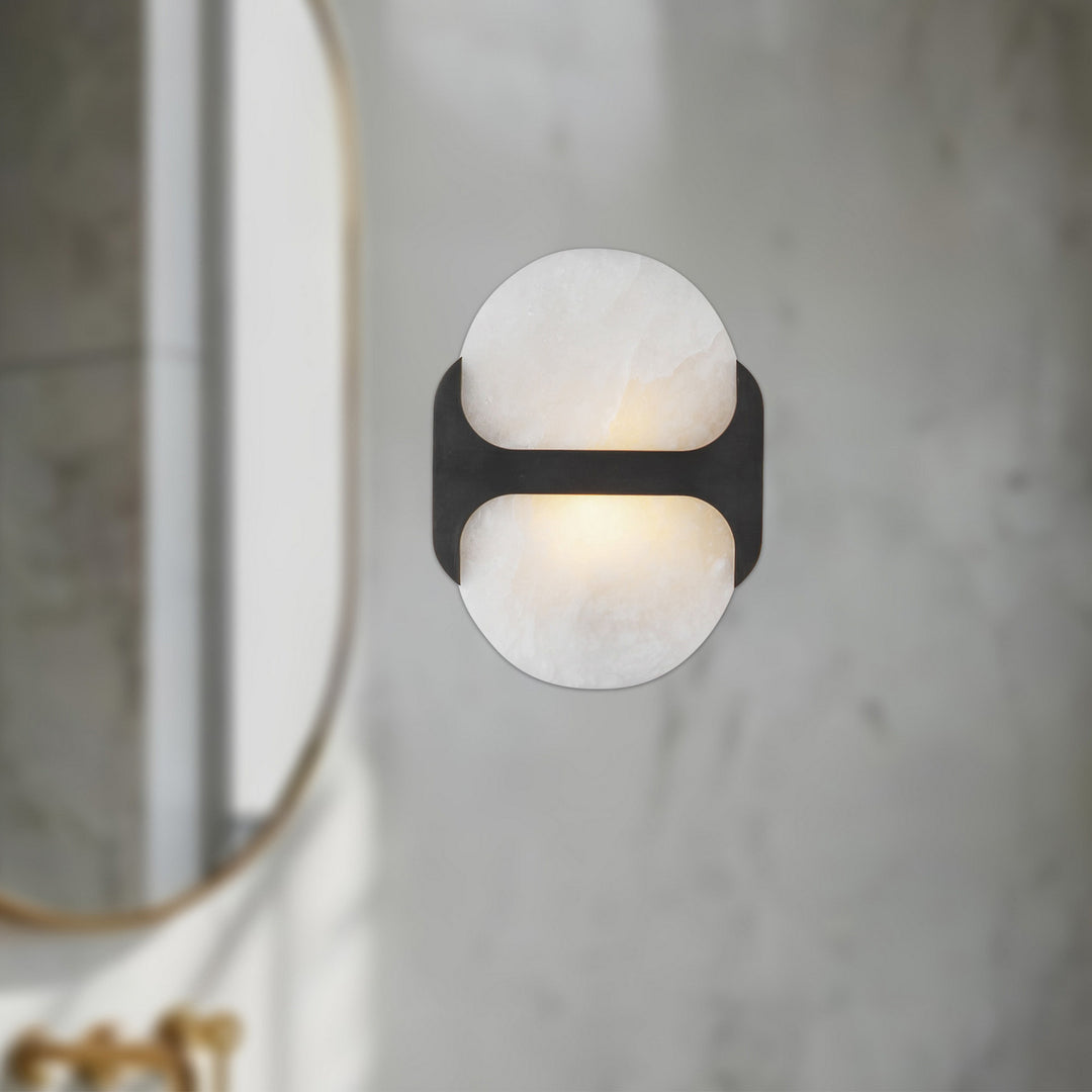 Alora Canada - WV357109UBAR - One Light Wall Vanity - Odin - Urban Bronze/Alabaster