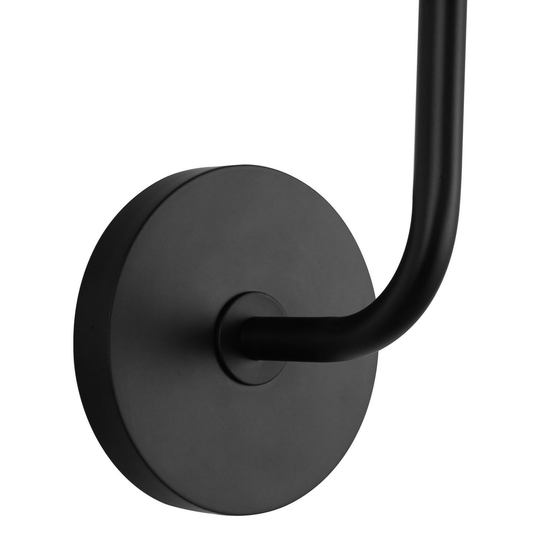 Alora Canada - WV528007MB - One Light Vanity - Plisse - Matte Black