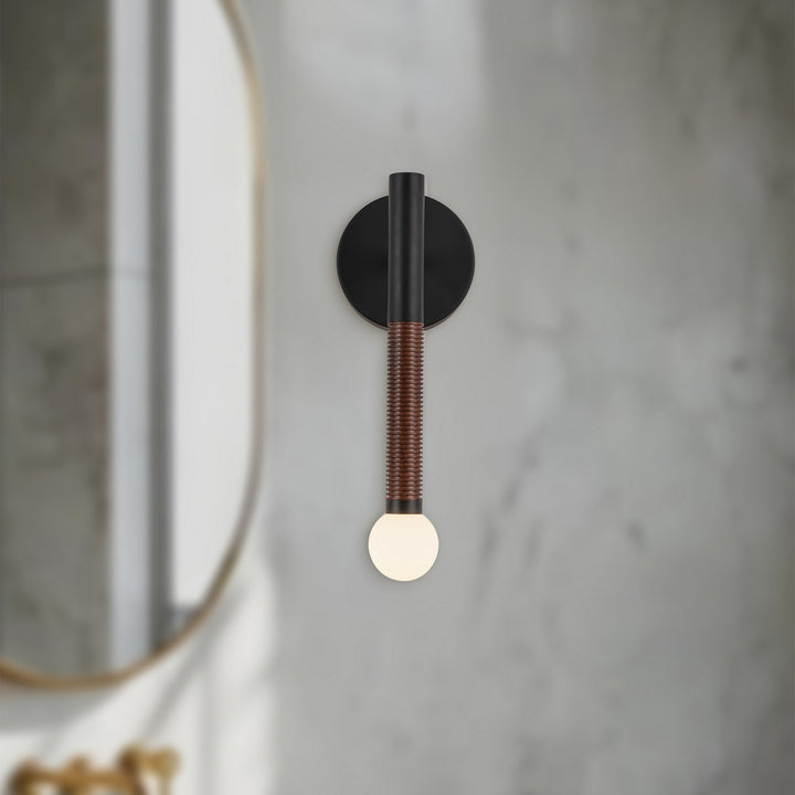 Alora Canada - WV612114MBOP-UNV - LED Wall/Vanity - Arden - Matte Black/Opal Glass