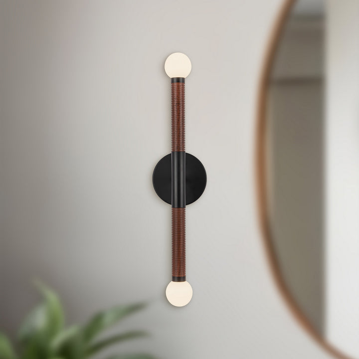 Alora Canada - WV612223MBOP-UNV - LED Wall/Vanity - Arden - Matte Black/Opal Glass
