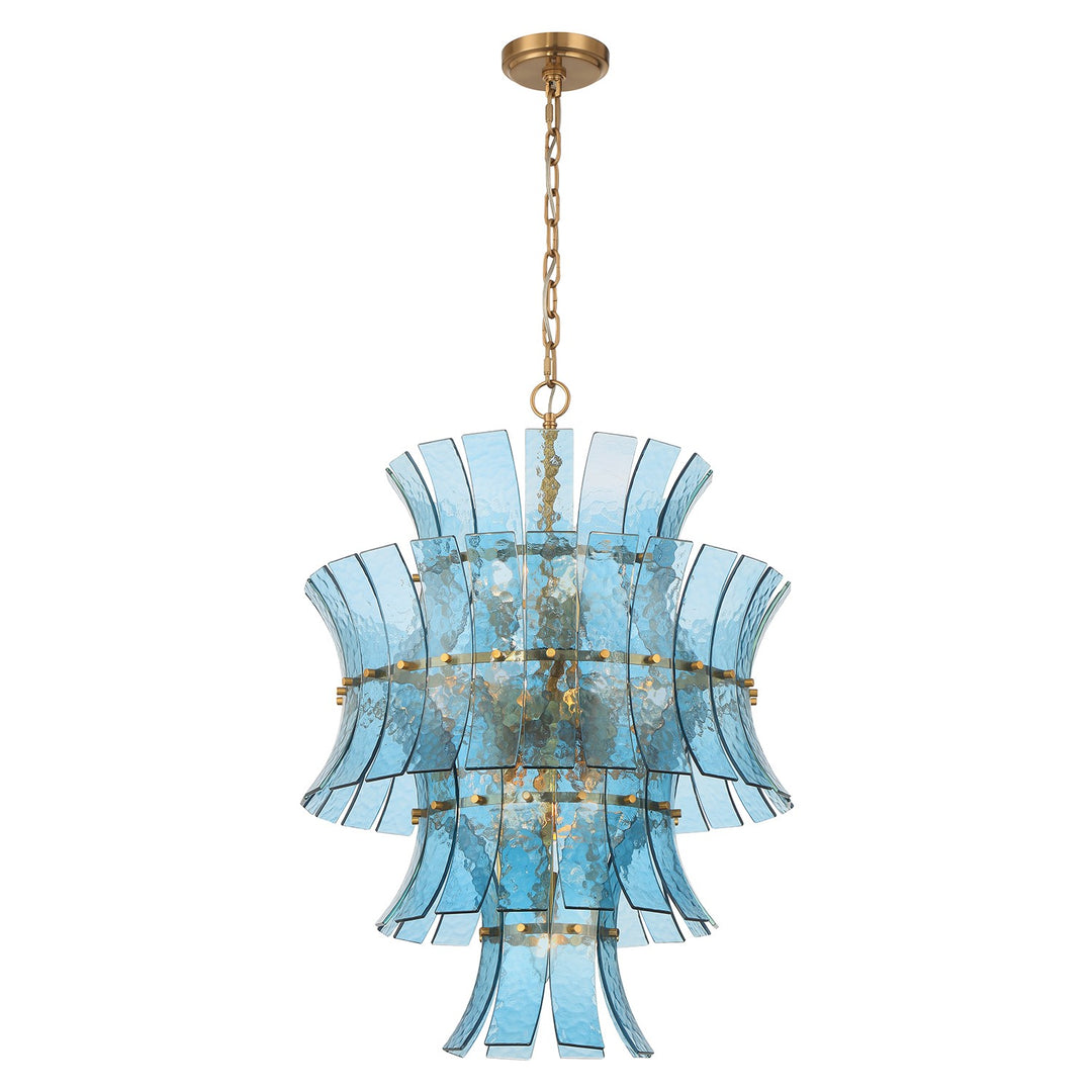 Abigail 13 Light Chandelier in Aged Brass - available from The Lighting Shoppe, trusted by Canadian homeowners
