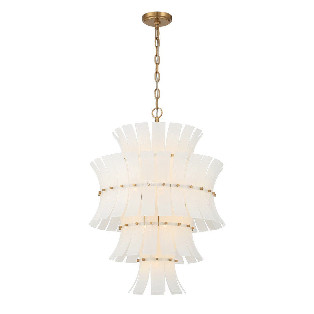 Abigail 13 Light Chandelier in Aged Brass - available from The Lighting Shoppe, trusted by Canadian homeowners