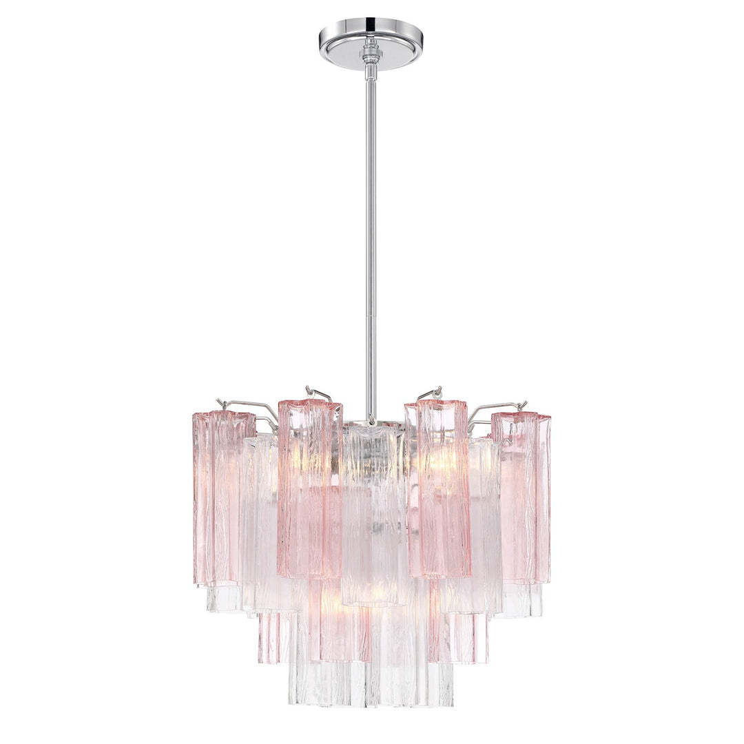 Addis Four Light Mini Chandelier in Polished Chrome - available from The Lighting Shoppe, trusted by Canadian homeowners