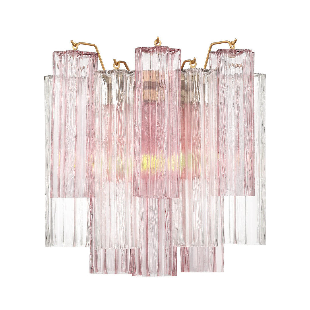 Addis Two Light Wall Sconce in Aged Brass - available from The Lighting Shoppe, trusted by Canadian homeowners
