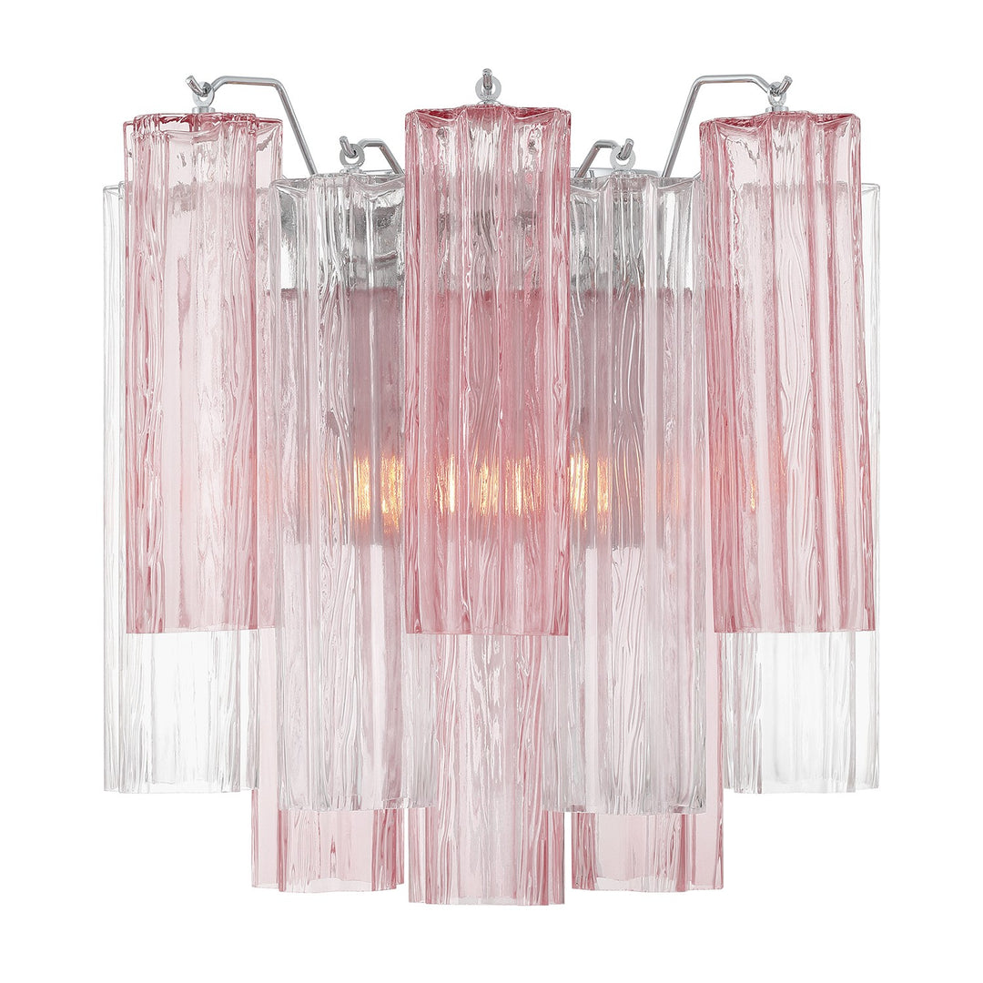 Addis Two Light Wall Sconce in Polished Chrome - available from The Lighting Shoppe, trusted by Canadian homeowners