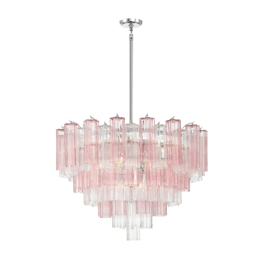 Addis 16 Light Chandelier in Polished Chrome - available from The Lighting Shoppe, trusted by Canadian homeowners