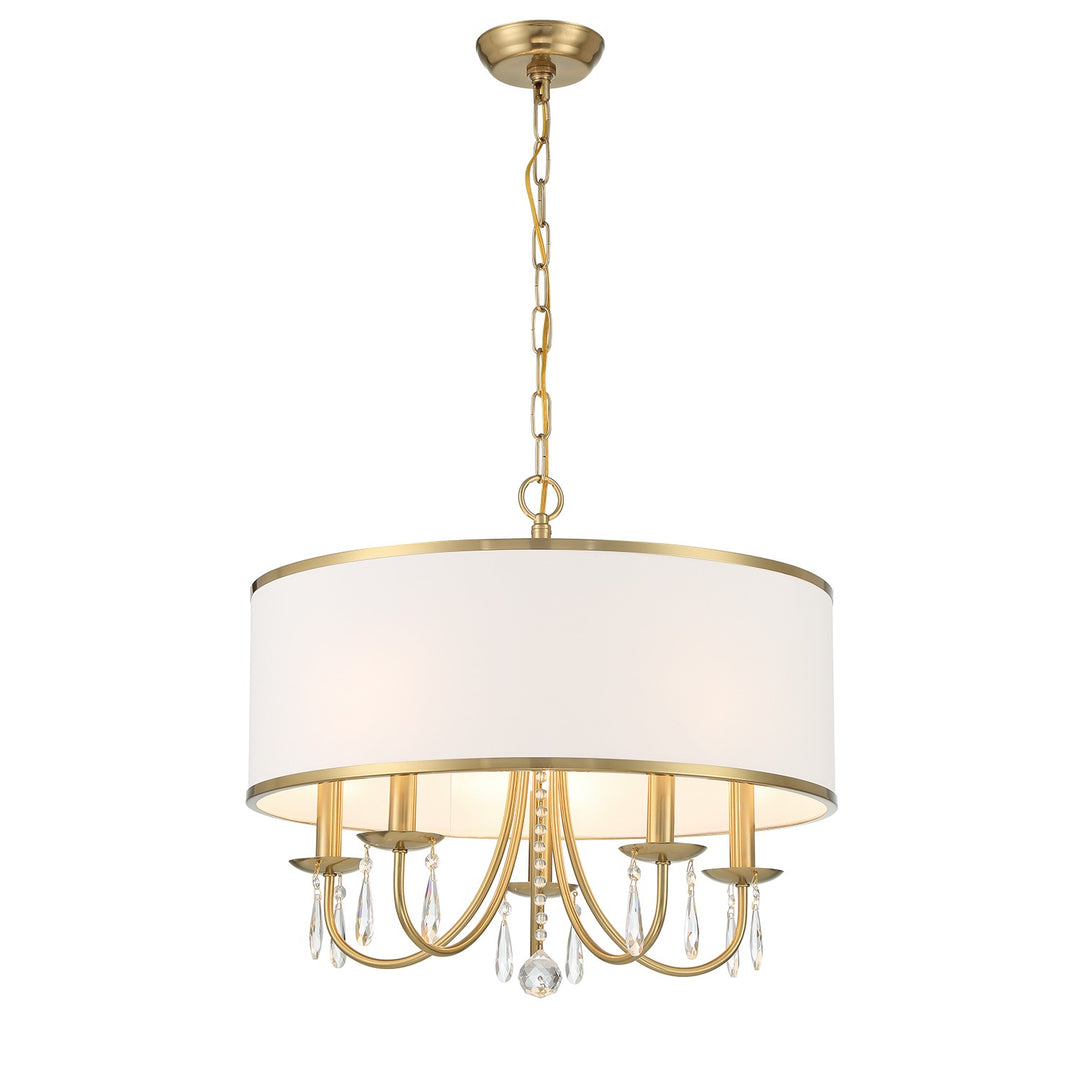 Adalynn Five Light Chandelier in Vibrant Gold - available from The Lighting Shoppe, trusted by Canadian homeowners