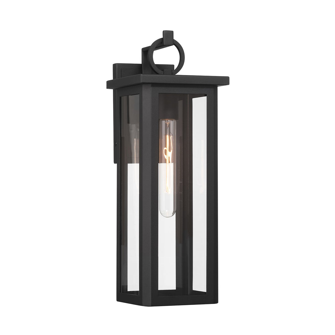 Boadie One Light Outdoor Wall Sconce in Matte Black - available from The Lighting Shoppe, trusted by Canadian homeowners