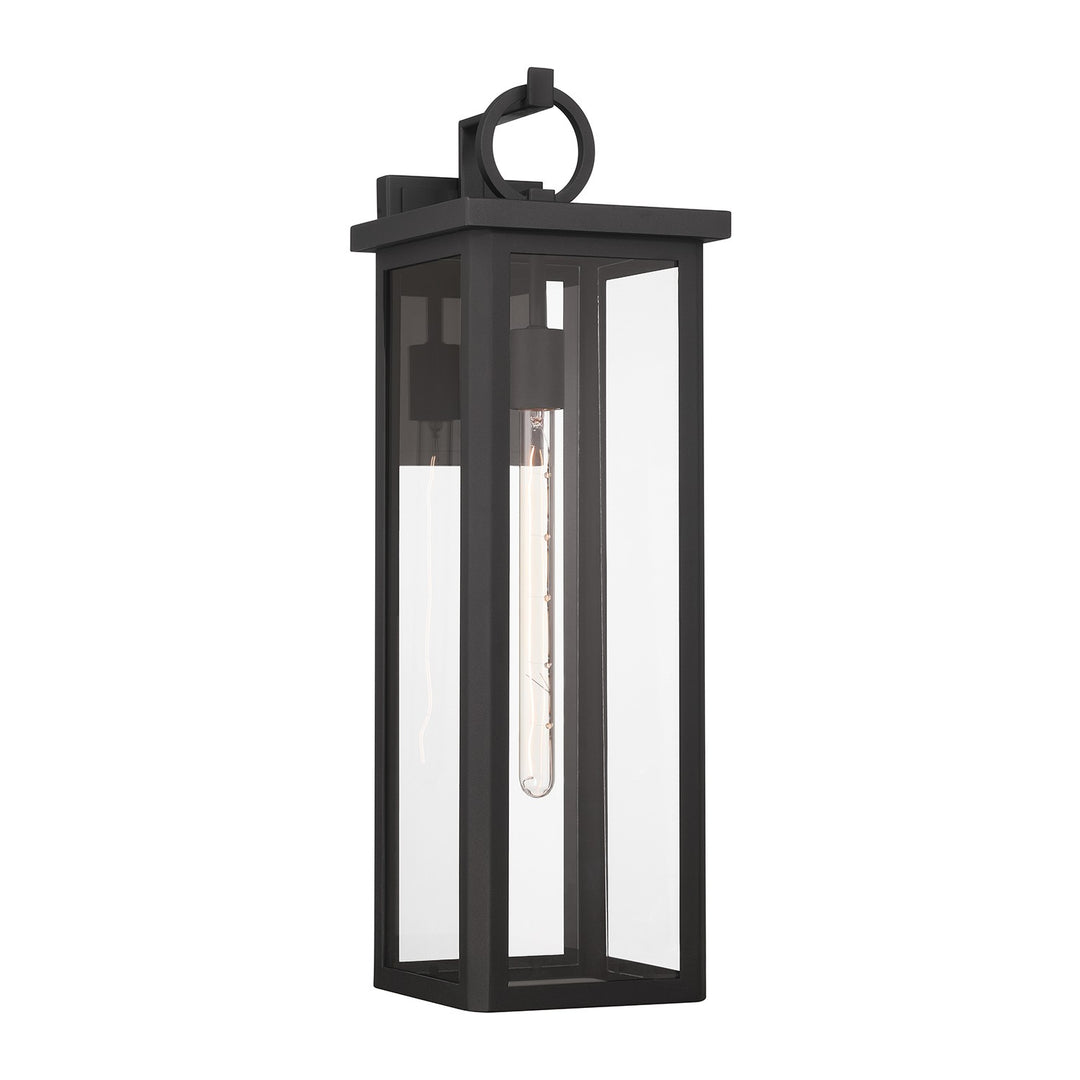Boadie One Light Outdoor Wall Sconce in Matte Black - available from The Lighting Shoppe, trusted by Canadian homeowners