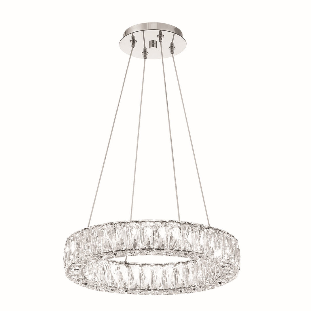 Kinsley LED Chandelier in Polished Chrome - available from The Lighting Shoppe, trusted by Canadian homeowners