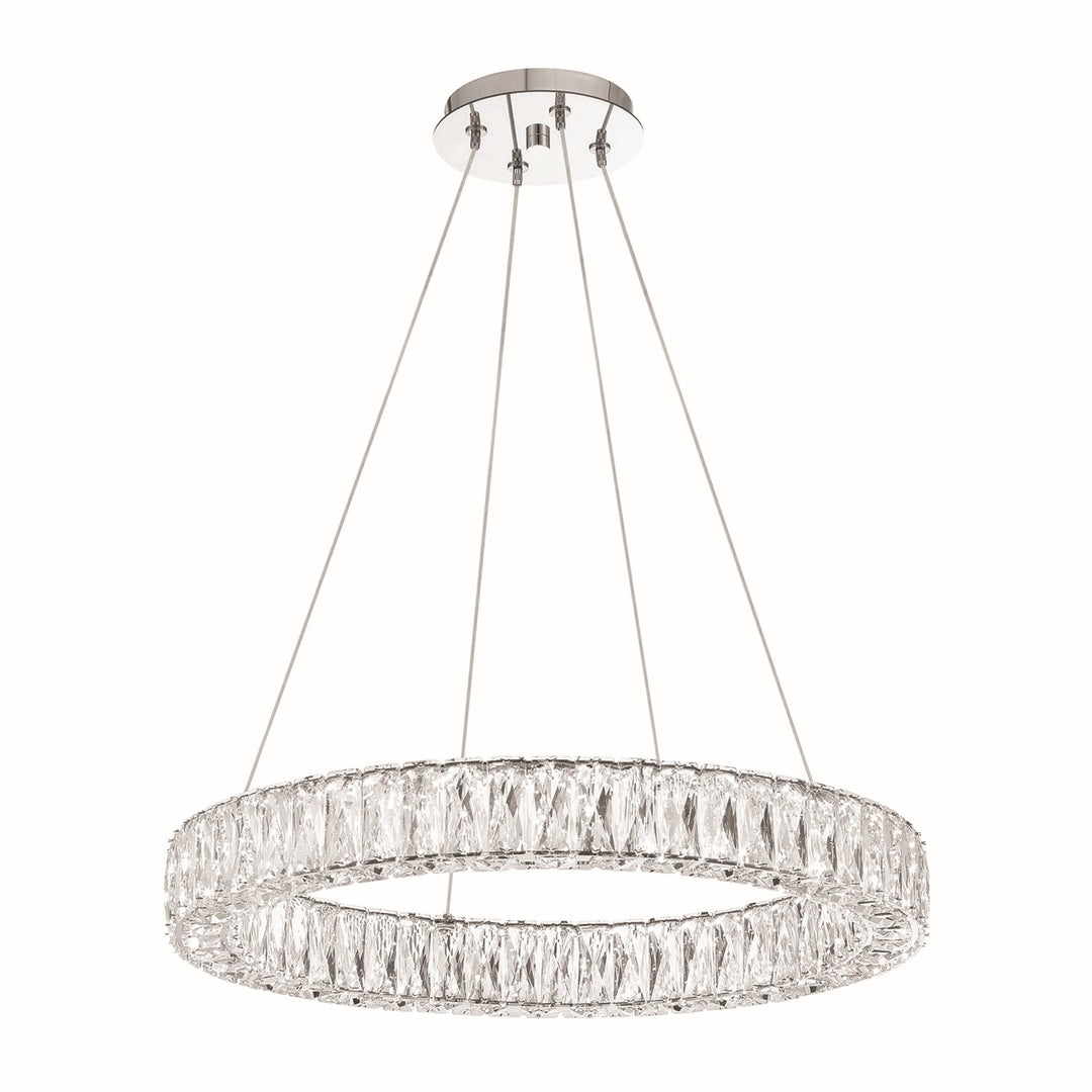Kinsley LED Pendant in Polished Chrome - available from The Lighting Shoppe, trusted by Canadian homeowners