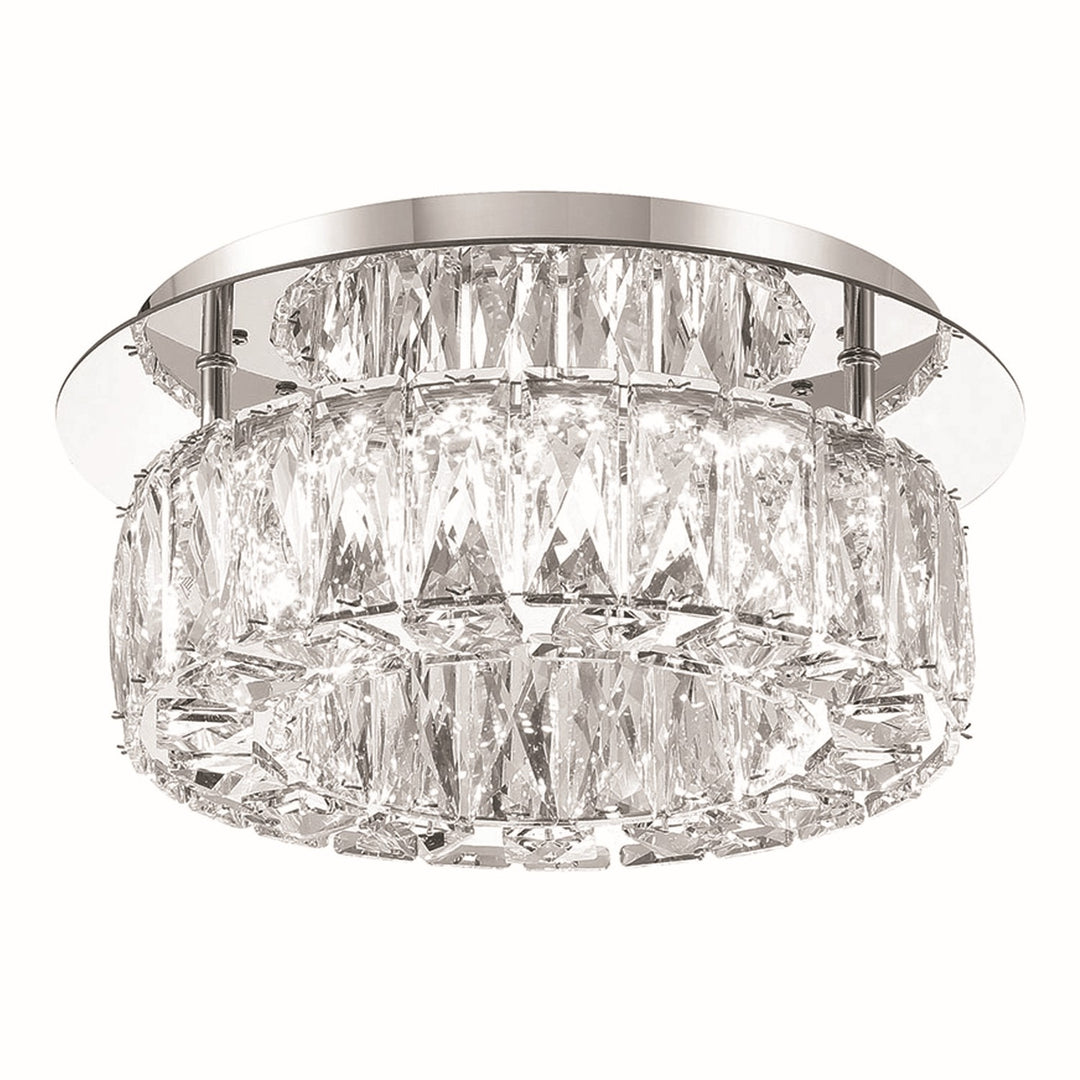 Kinsley LED Flush Mount in Polished Chrome - available from The Lighting Shoppe, trusted by Canadian homeowners
