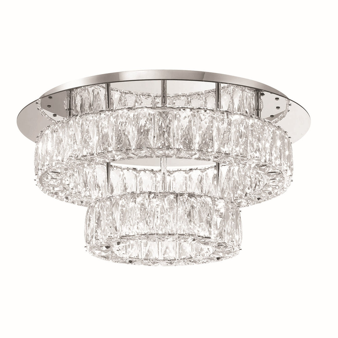 Kinsley LED Flush Mount in Polished Chrome - available from The Lighting Shoppe, trusted by Canadian homeowners