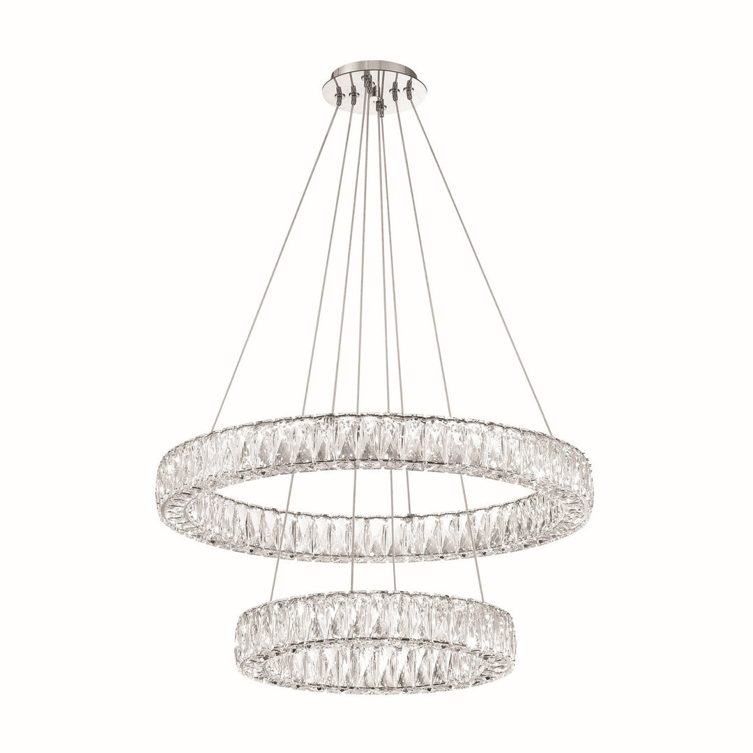 Kinsley LED Chandelier in Polished Chrome - available from The Lighting Shoppe, trusted by Canadian homeowners