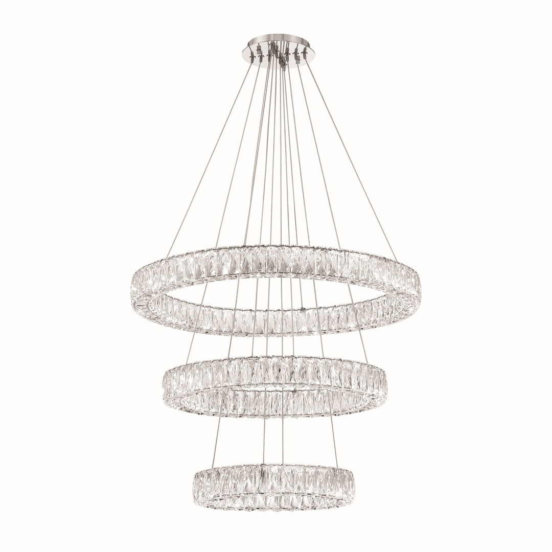 Kinsley LED Chandelier in Polished Chrome - available from The Lighting Shoppe, trusted by Canadian homeowners