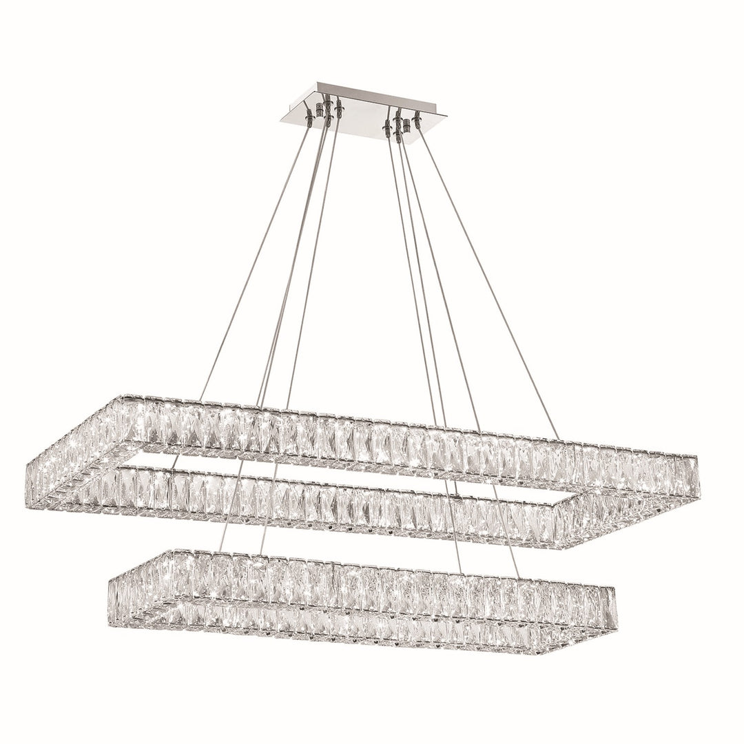 Kinsley LED Chandelier in Polished Chrome - available from The Lighting Shoppe, trusted by Canadian homeowners