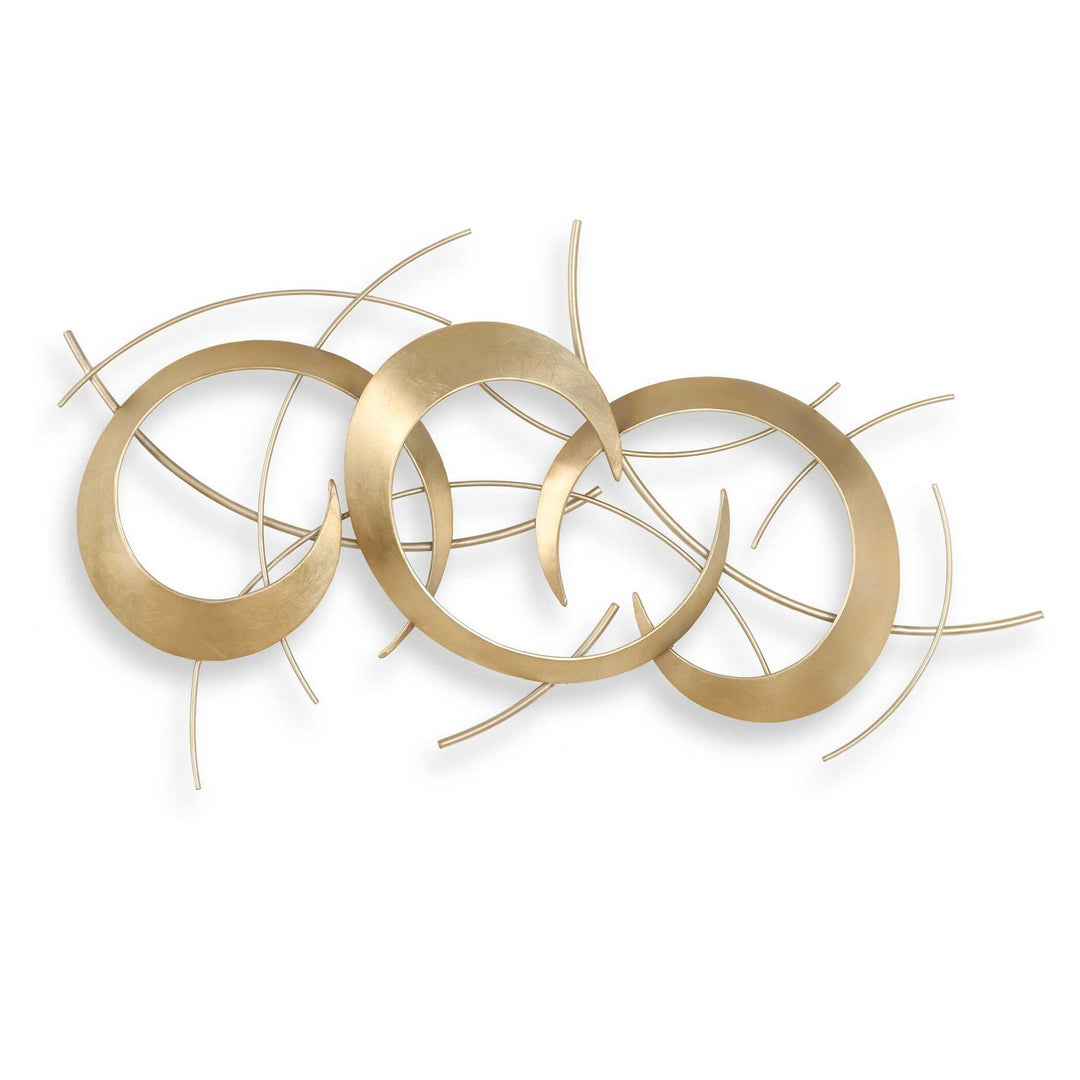 Motivate Wall Art in Antique Gold And Warm Silver - available from The Lighting Shoppe, trusted by Canadian homeowners