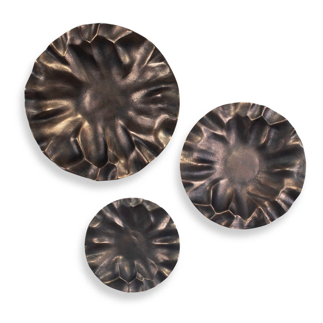 Peonia Wall Art in Golden Dark Bronze - available from The Lighting Shoppe, trusted by Canadian homeowners