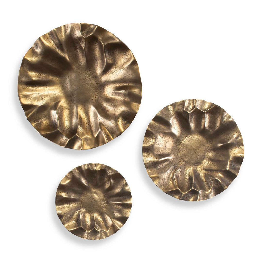 Peonia Wall Art in Vintage Gold - available from The Lighting Shoppe, trusted by Canadian homeowners