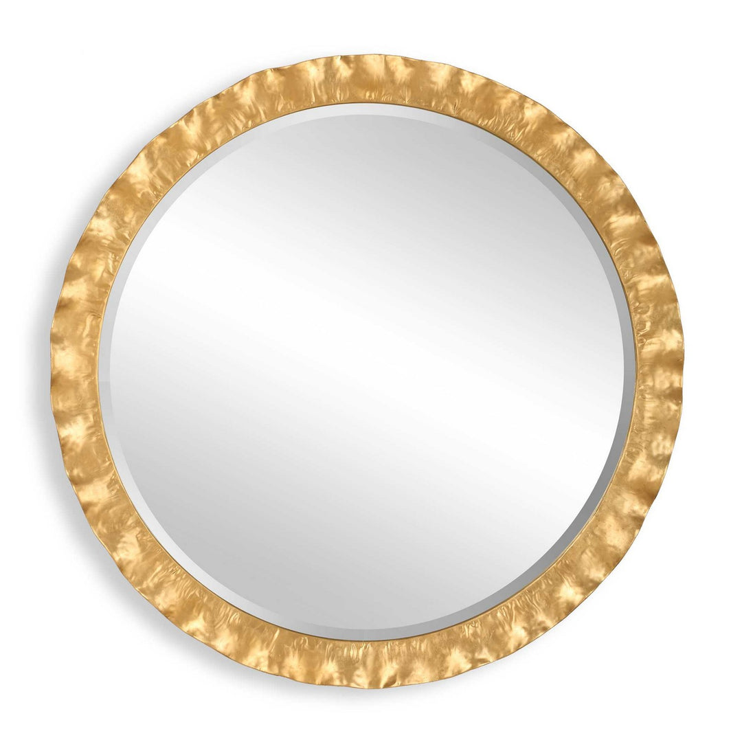 Haya Mirror in Antiqued Gold Leaf - available from The Lighting Shoppe, trusted by Canadian homeowners