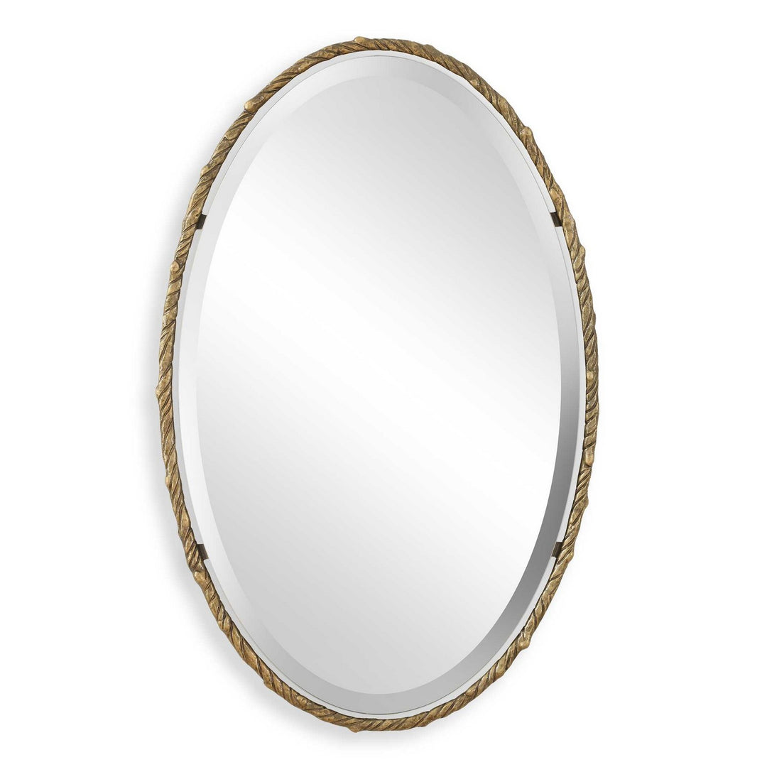 Twisted Branch Mirror in Antiqued Gold - available from The Lighting Shoppe, trusted by Canadian homeowners