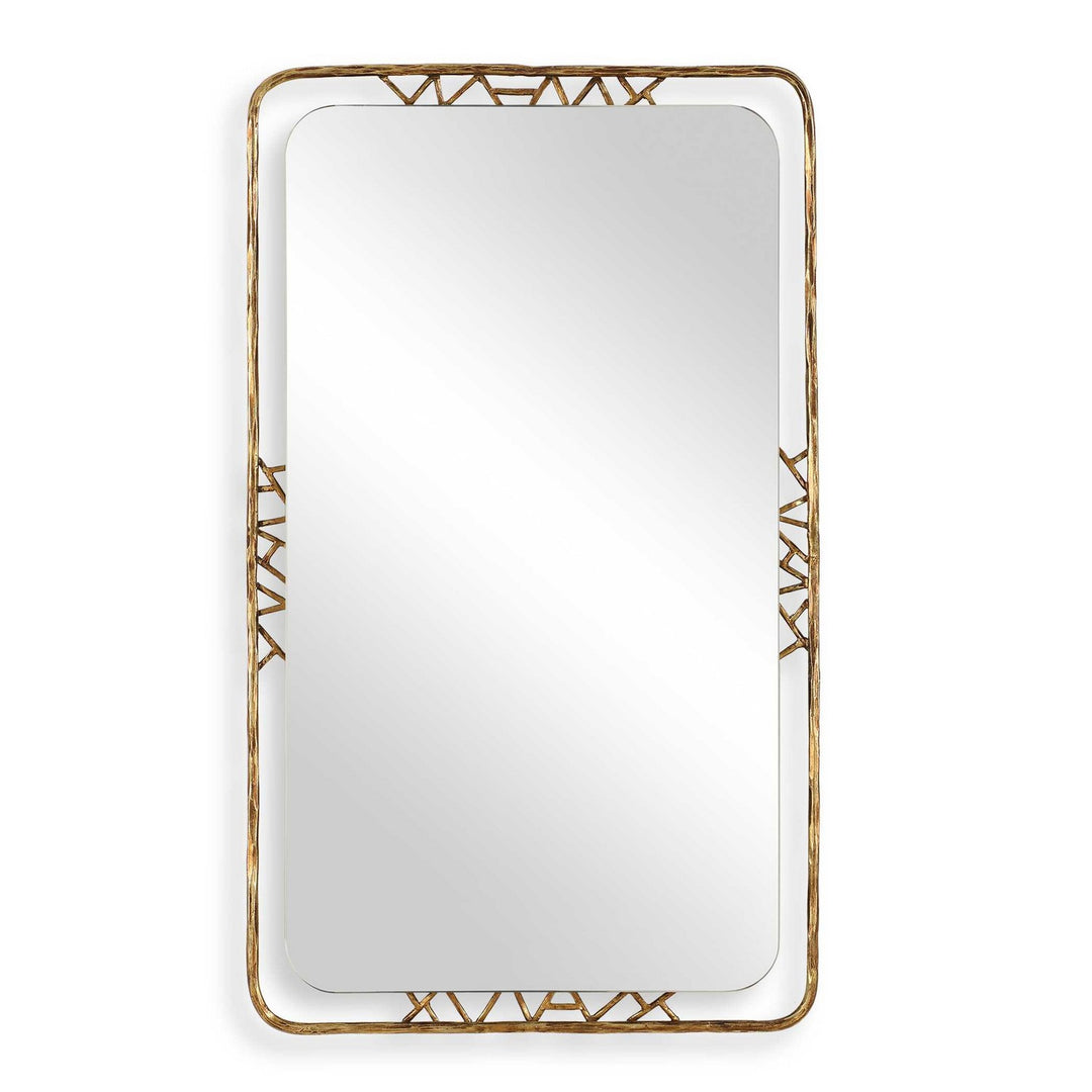 Tahoma Mirror in Antiqued Gold - available from The Lighting Shoppe, trusted by Canadian homeowners