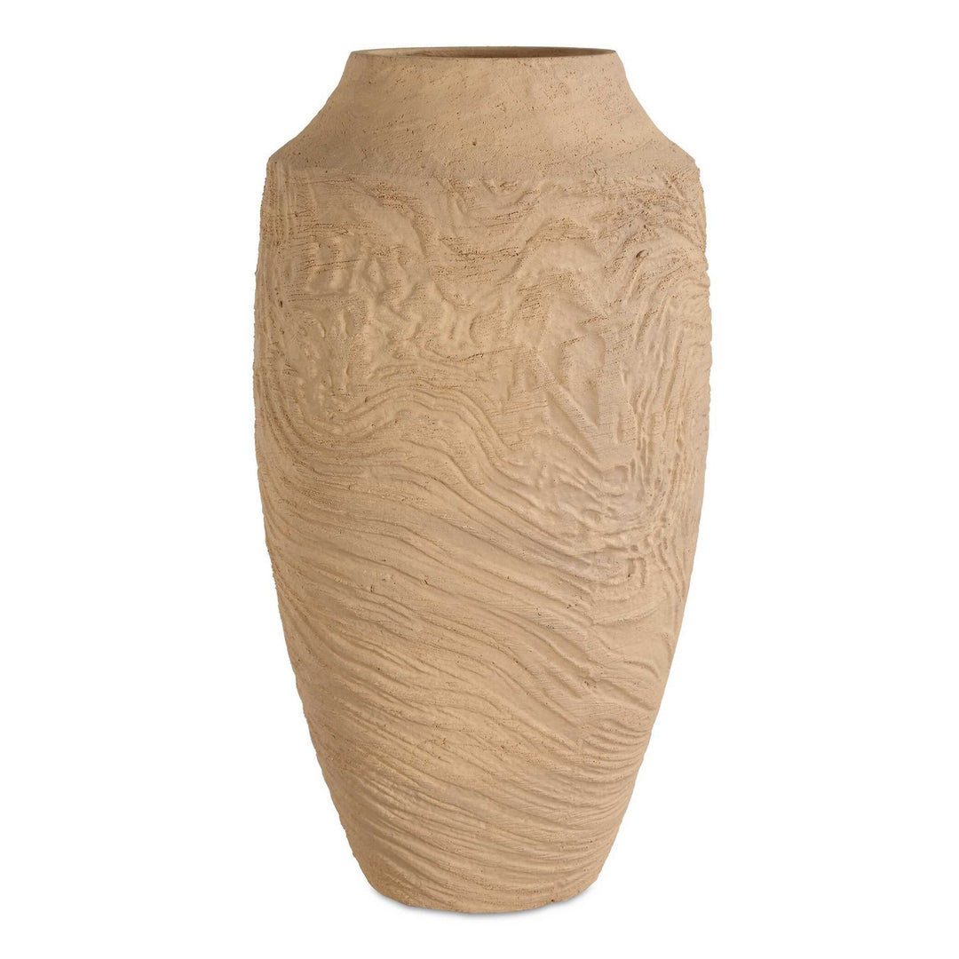Sandstone Flow Vase in Terracotta - available from The Lighting Shoppe, trusted by Canadian homeowners