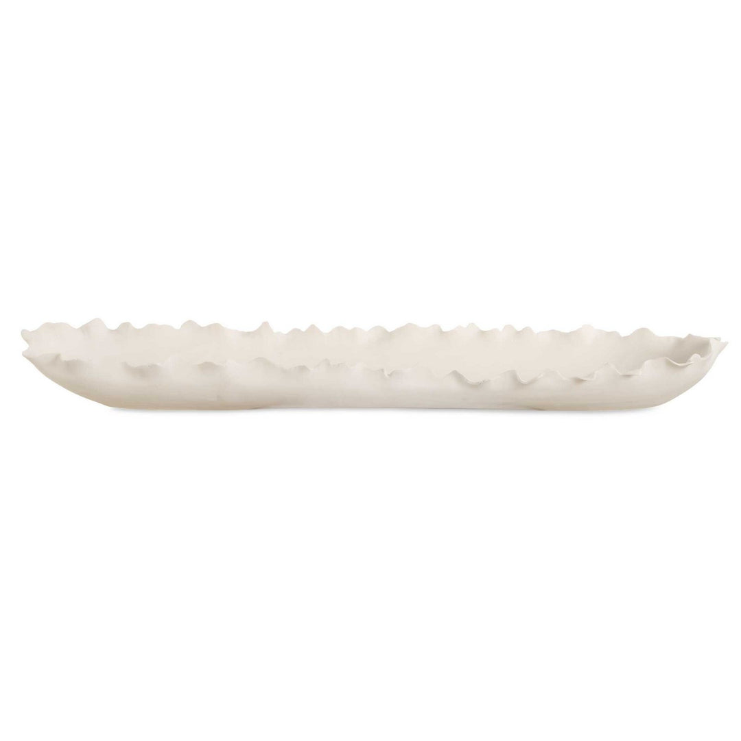 Ripple Crest Bowl in Matte White - available from The Lighting Shoppe, trusted by Canadian homeowners