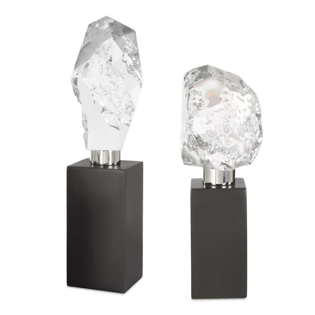Crystal Peak Sculpture in Black - available from The Lighting Shoppe, trusted by Canadian homeowners