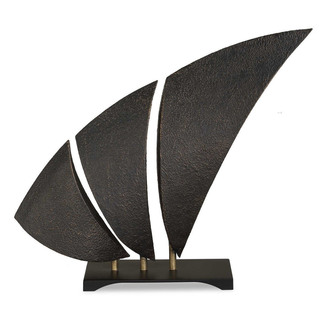 Wind Crest Sculpture in Textured Dark Bronze - available from The Lighting Shoppe, trusted by Canadian homeowners