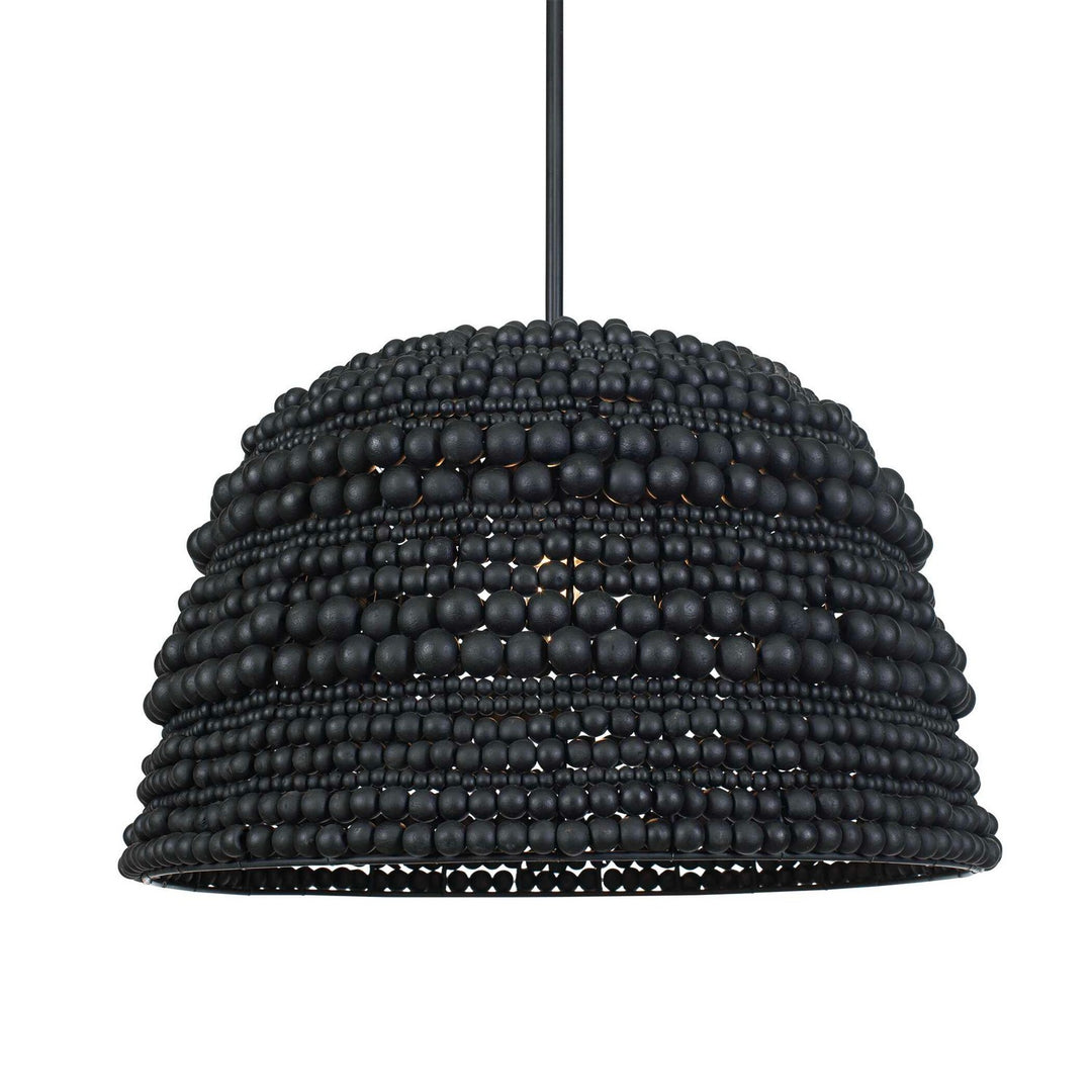 Persephone One Light Pendant in Matte Black - available from The Lighting Shoppe, trusted by Canadian homeowners
