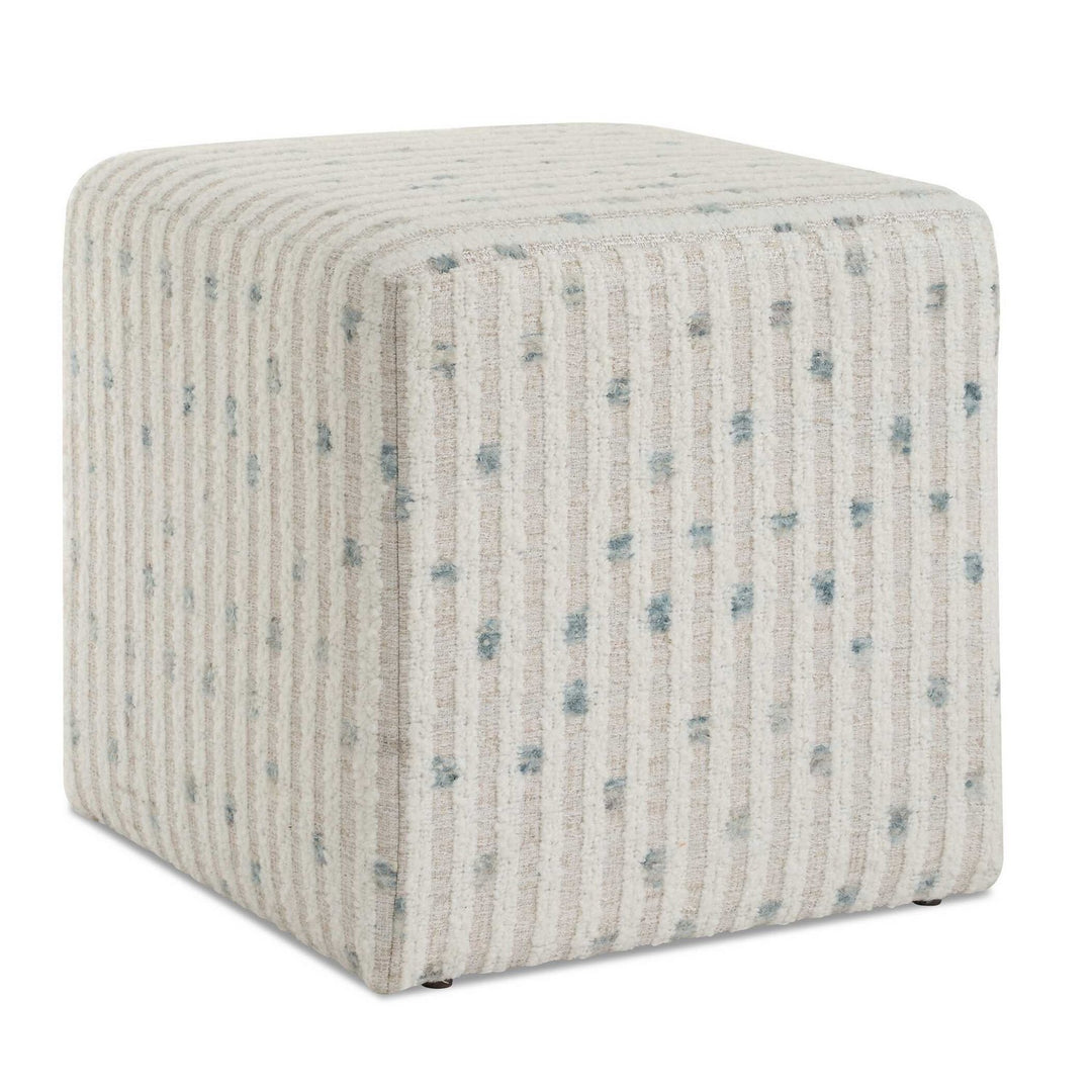 Joie Ottoman in White - available from The Lighting Shoppe, trusted by Canadian homeowners