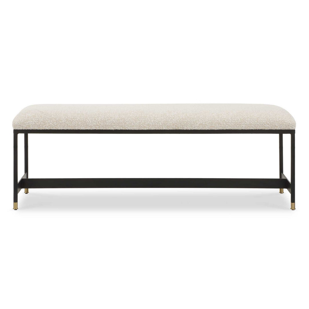 Halston Bench in Matte Black - available from The Lighting Shoppe, trusted by Canadian homeowners