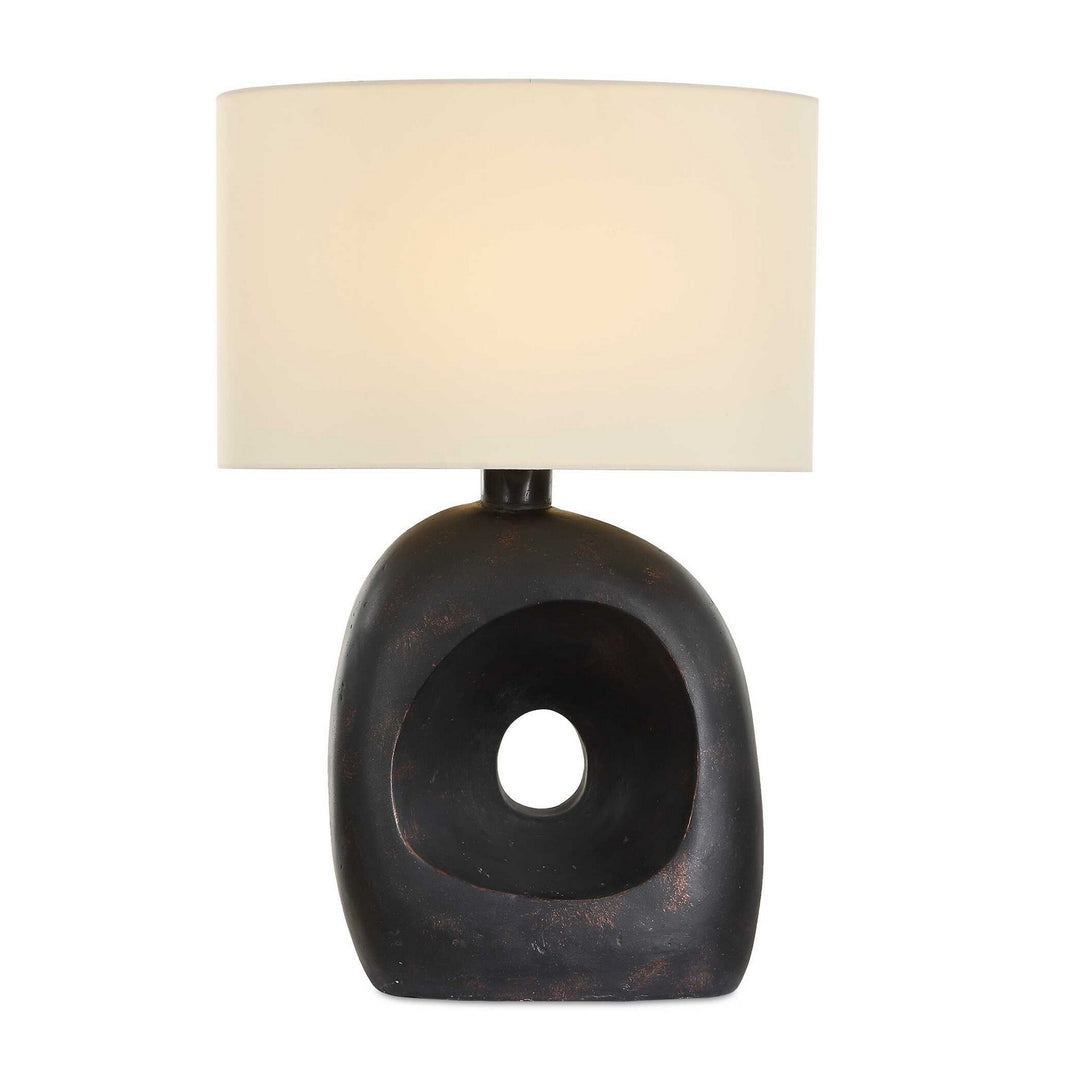 Peephole One Light Table Lamp in Dark Bronze - available from The Lighting Shoppe, trusted by Canadian homeowners