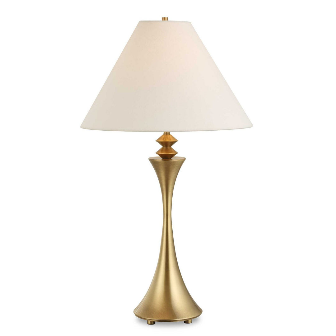 Shaefer One Light Table Lamp in Plated Brass - available from The Lighting Shoppe, trusted by Canadian homeowners