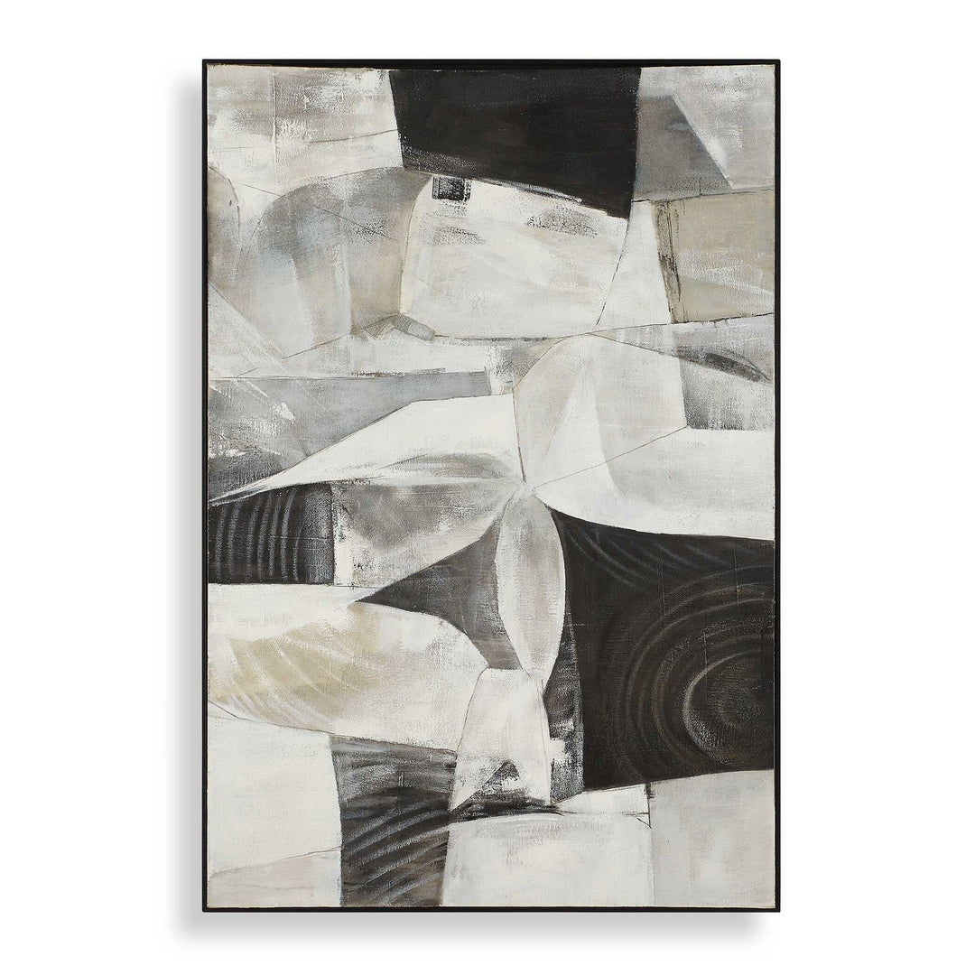 Folding Abstract Art in Black - available from The Lighting Shoppe, trusted by Canadian homeowners