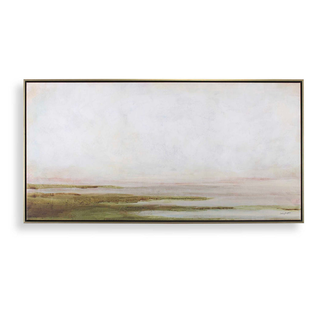 Hazy Lake Wall Art in Gold - available from The Lighting Shoppe, trusted by Canadian homeowners
