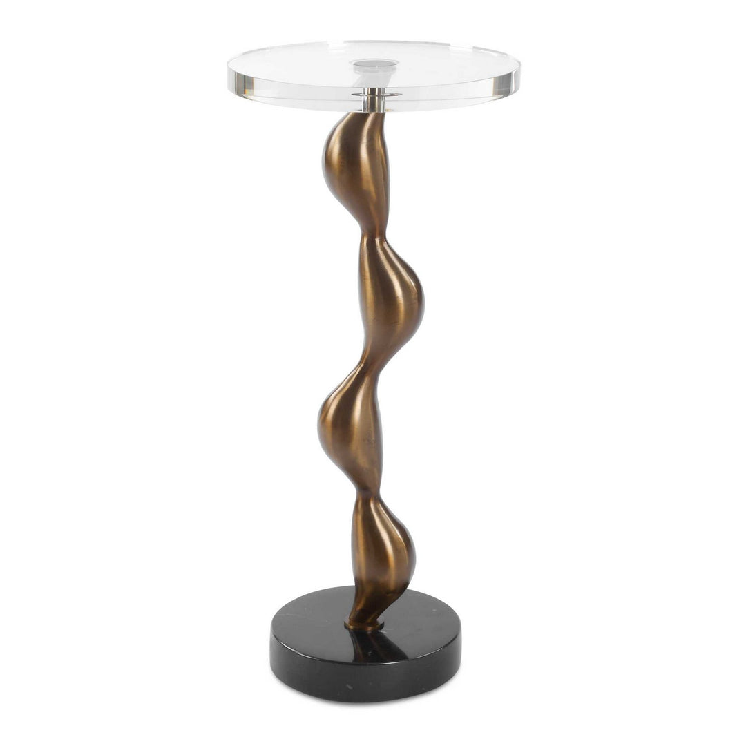 Remolino Drink Table in Warm Bronze - available from The Lighting Shoppe, trusted by Canadian homeowners