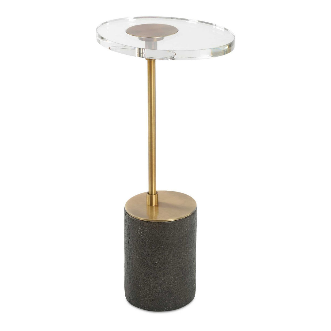 Kaufman Accent Table in Antique Brass - available from The Lighting Shoppe, trusted by Canadian homeowners